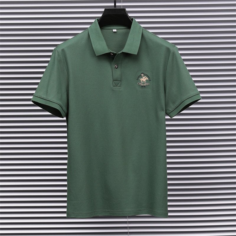 Harbor Luxe Men’s Polo – Signature Trim Edition