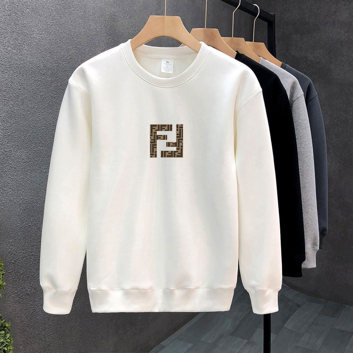 Urban Grid Sweatshirt – Minimal Luxe Edition