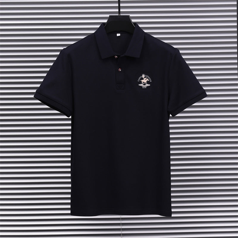 Harbor Luxe Men’s Polo – Signature Trim Edition