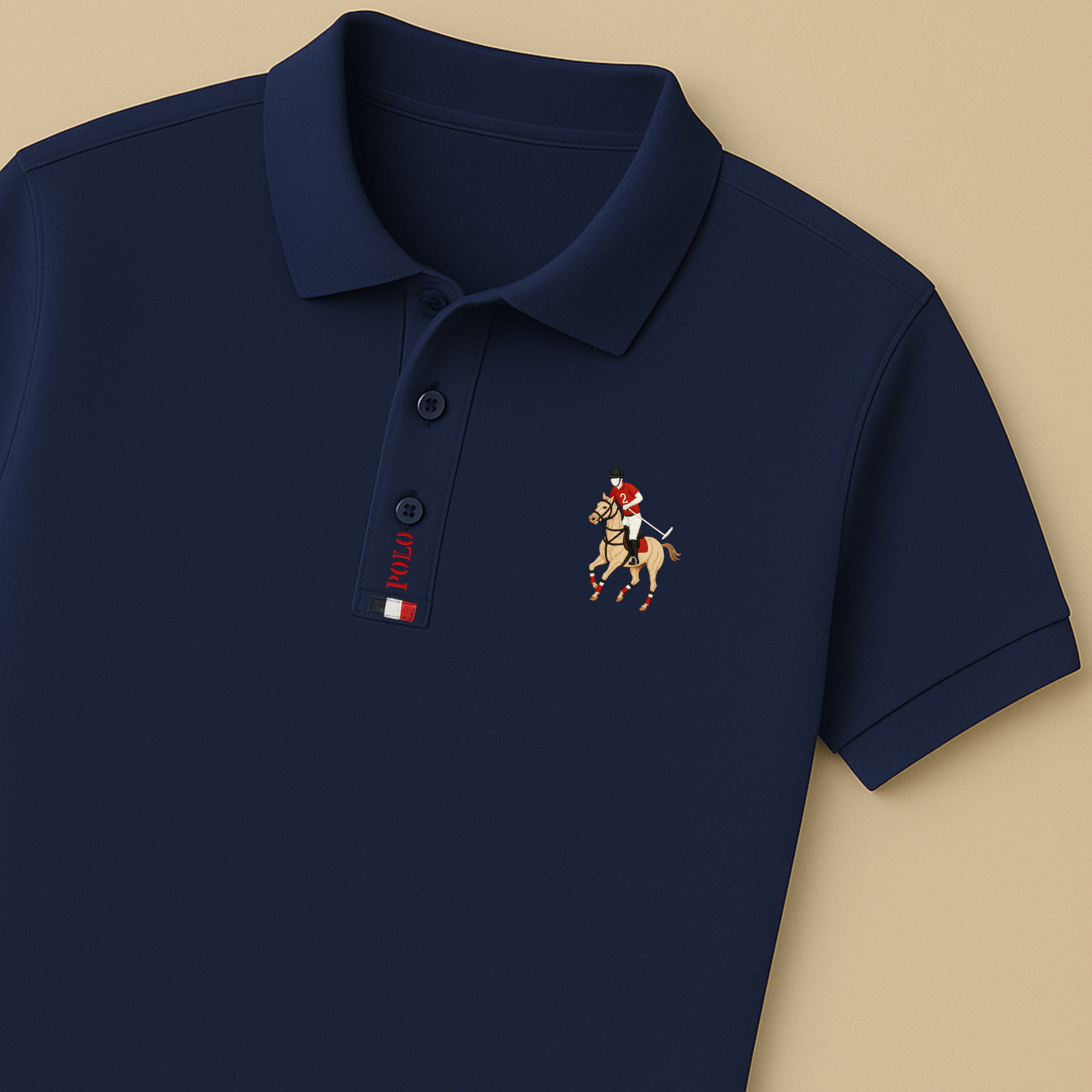 High Quality Embroidered Men's Polo T Shirt