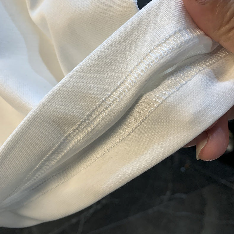 Men's Oversized Abstract Butterfly Graphic T-Shirt