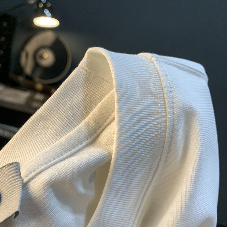 Men's Oversized Abstract Butterfly Graphic T-Shirt