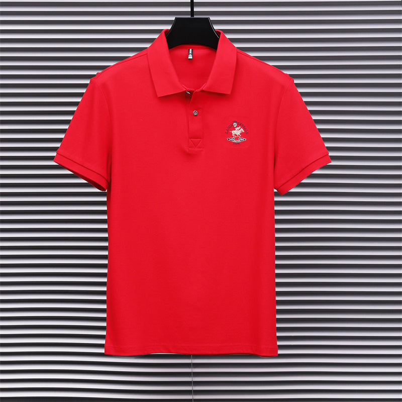 Harbor Luxe Men’s Polo – Signature Trim Edition