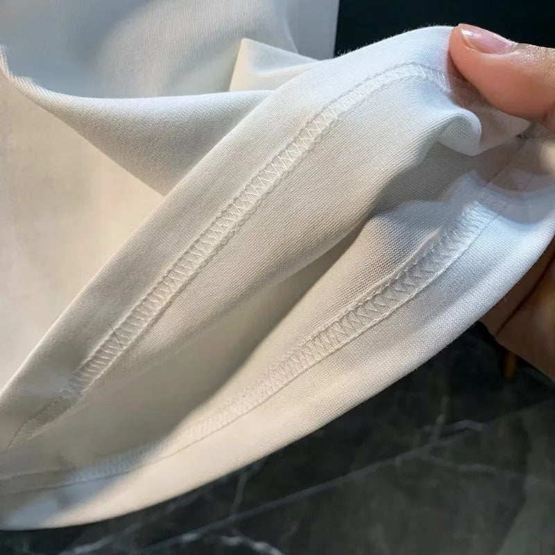 Men’s Designer Embroidered T-Shirt – Premium Import, Ultra-Soft Fabric