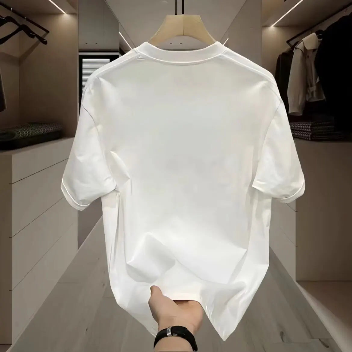 Men’s Designer Embroidered T-Shirt – Premium Import, Ultra-Soft Fabric