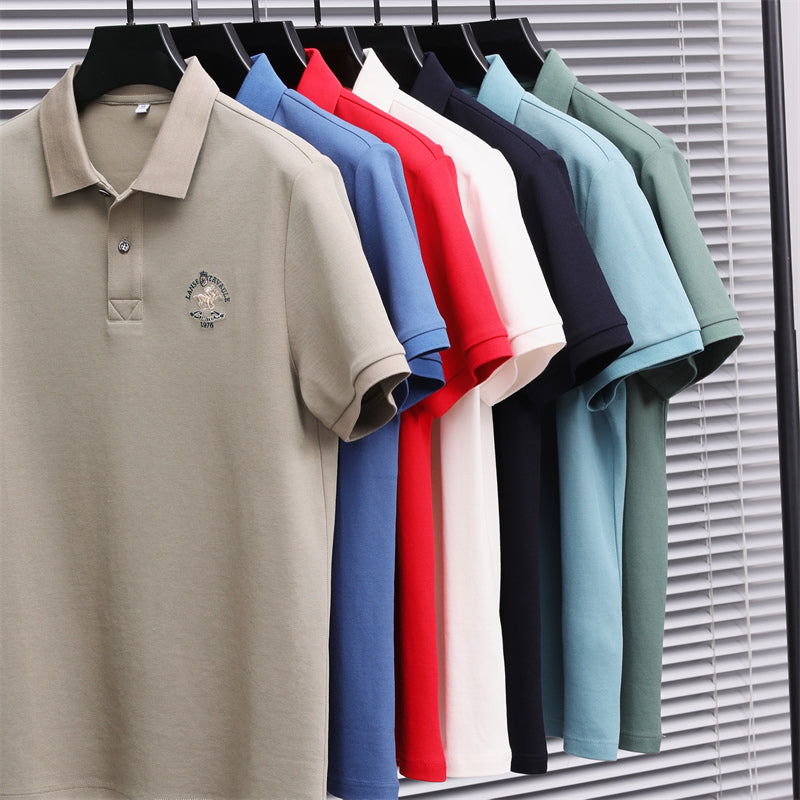 Harbor Luxe Men’s Polo – Signature Trim Edition