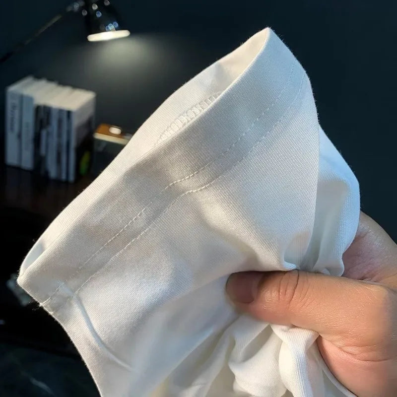 Men’s Designer Embroidered T-Shirt – Premium Import, Ultra-Soft Fabric