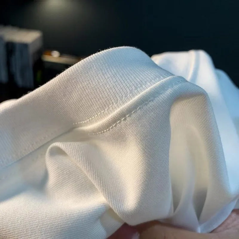 Men’s Designer Embroidered T-Shirt – Premium Import, Ultra-Soft Fabric