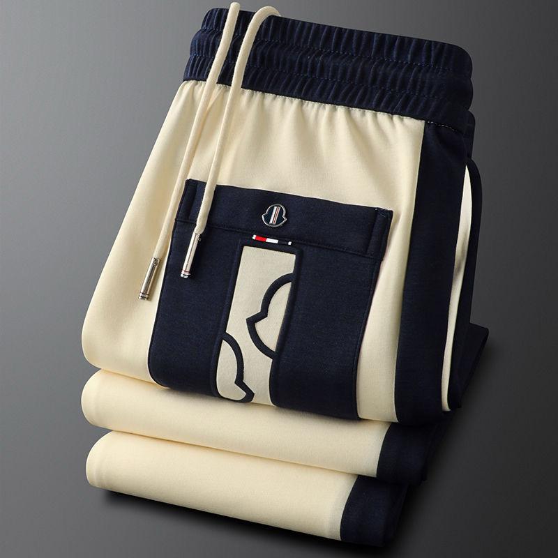 Effortless Style & Comfort Drawstring Pants with Stunning Embroidered Horse Accent