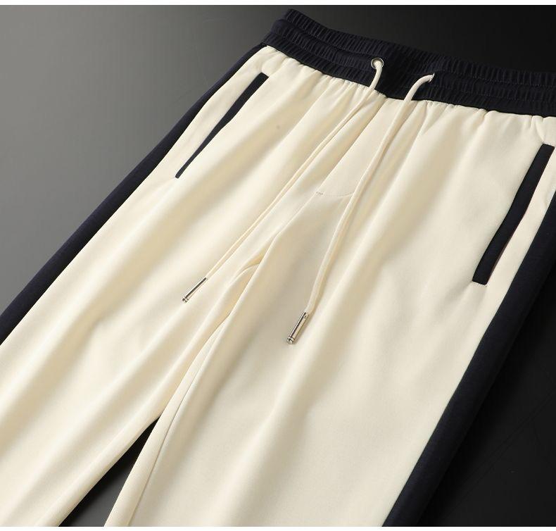 Effortless Style & Comfort Drawstring Pants with Stunning Embroidered Horse Accent