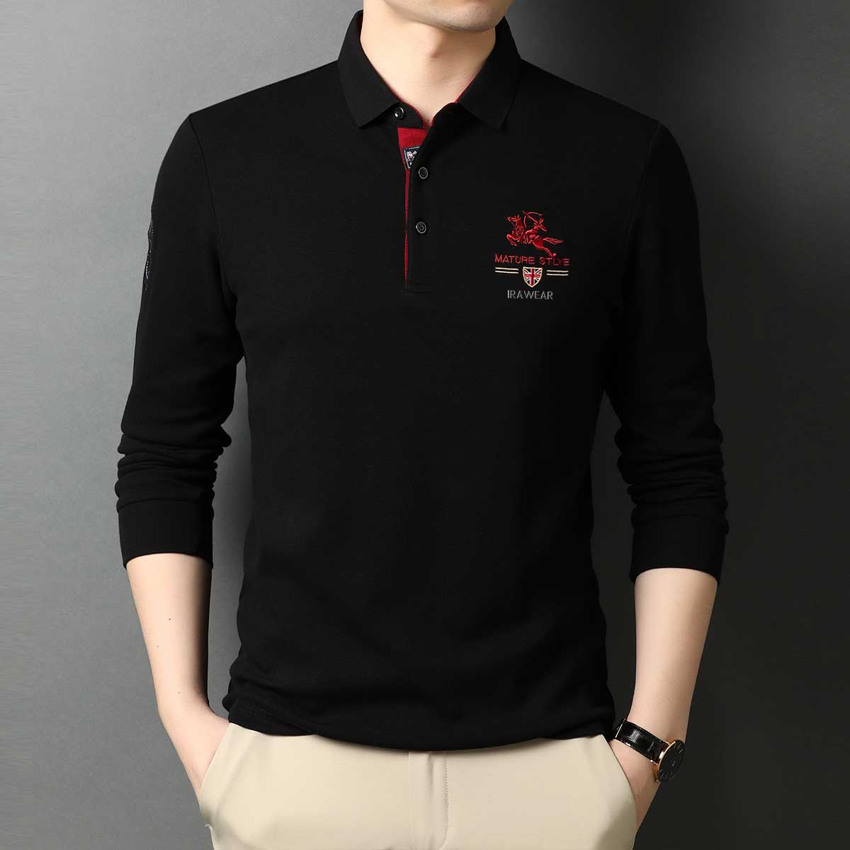 Premium Full Sleeve Polo T-Shirt for Men