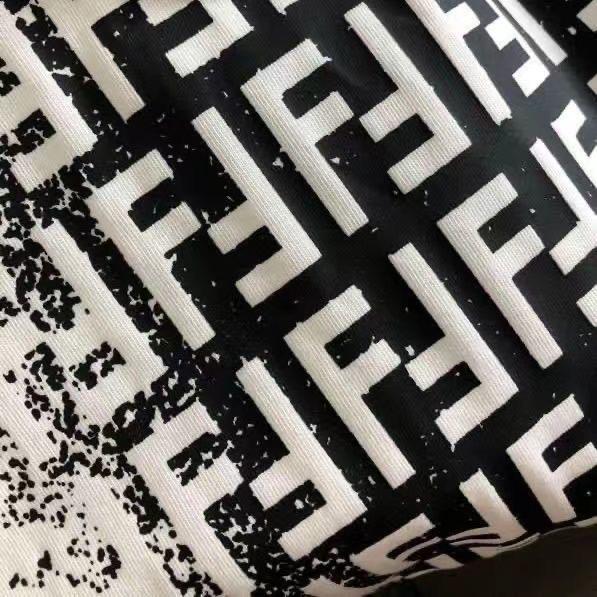 Fendi DTF Print Tee – Oversized Fit for Men