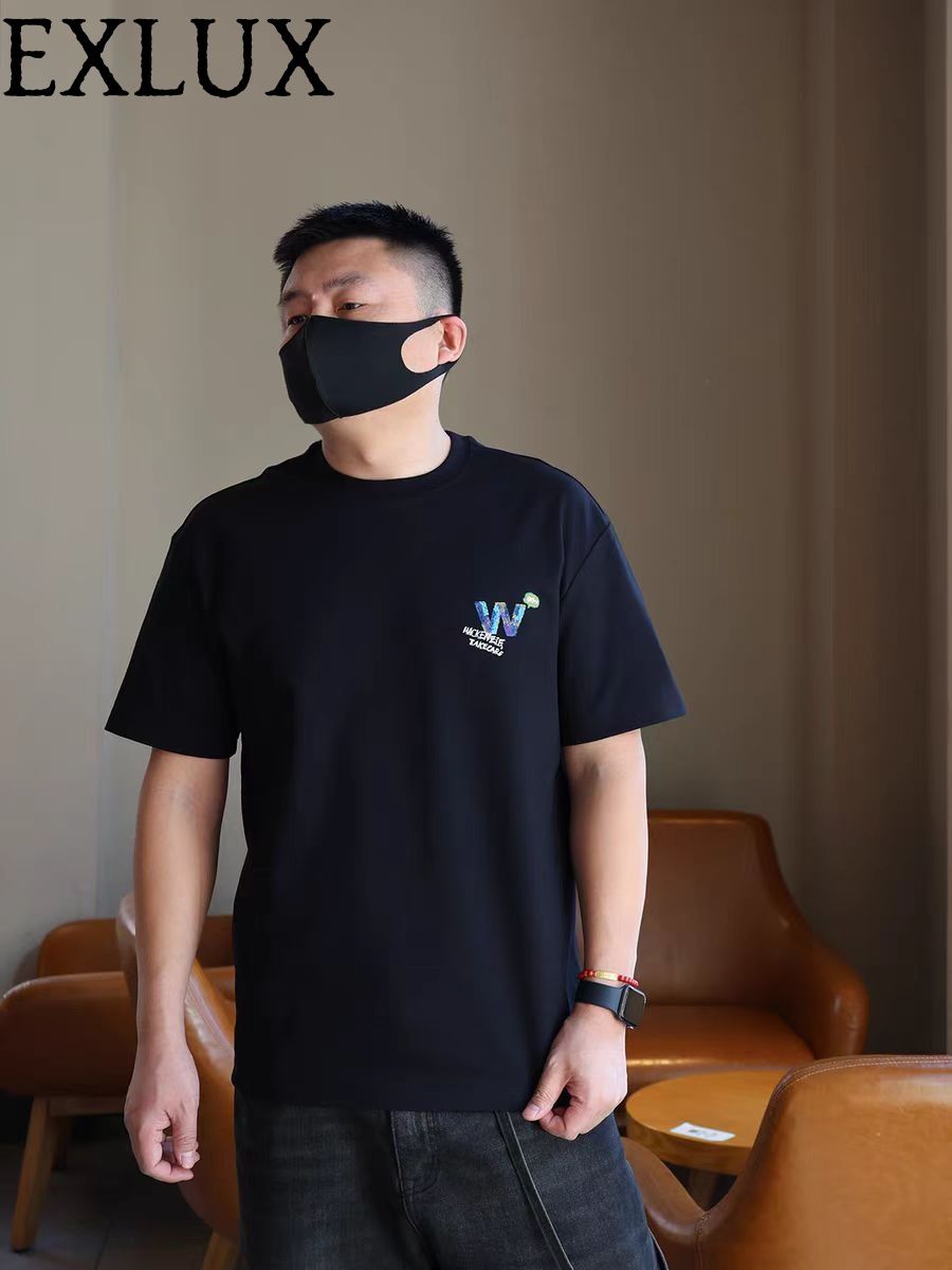 Big W DTF Print Tee – Oversized Fit for Men