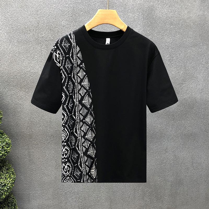 Halfway DTF Print Tee – Oversized Fit for Men