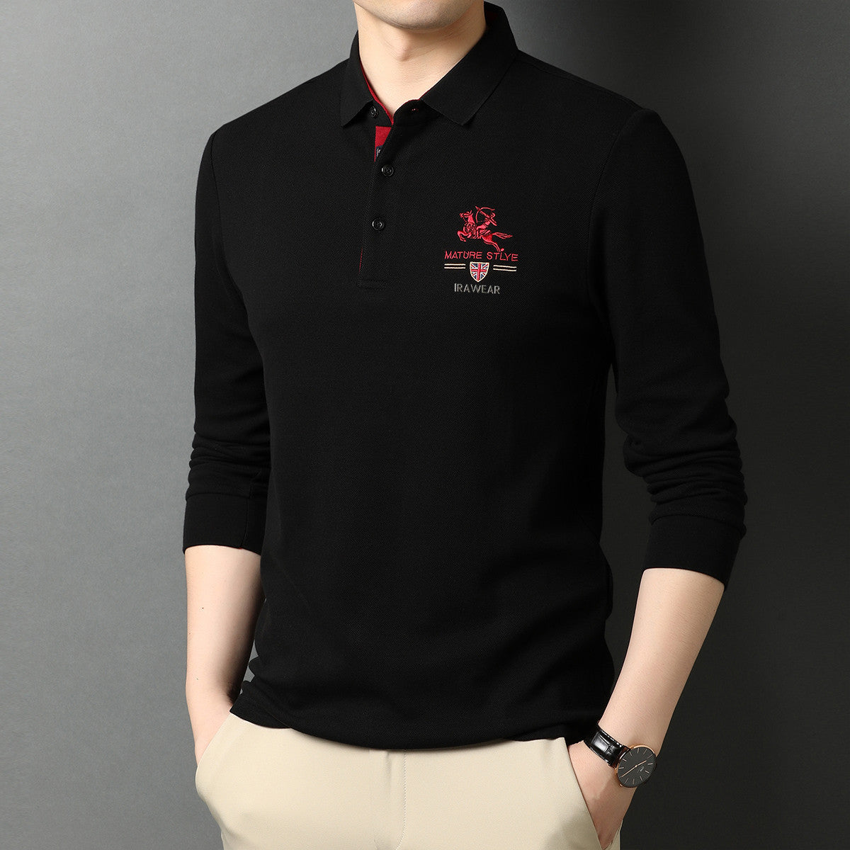 Premium Full Sleeve Polo T-Shirt for Men