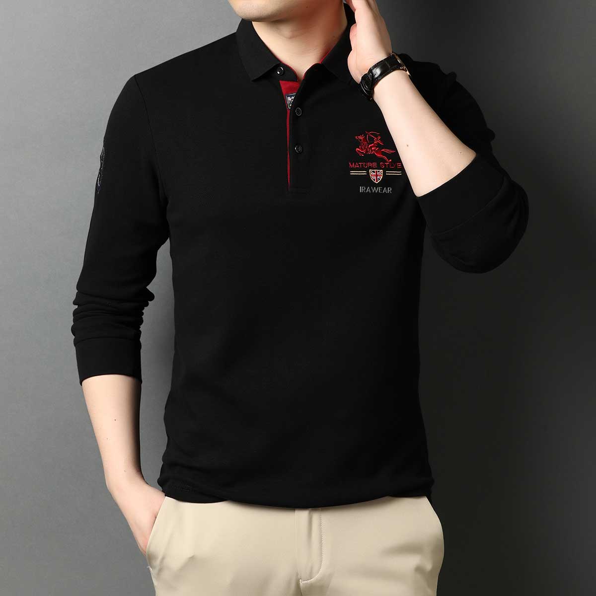 Premium Full Sleeve Polo T-Shirt for Men