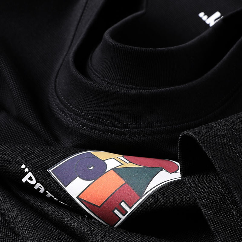 Paticul DTF Print Tee – Oversized Fit for Men