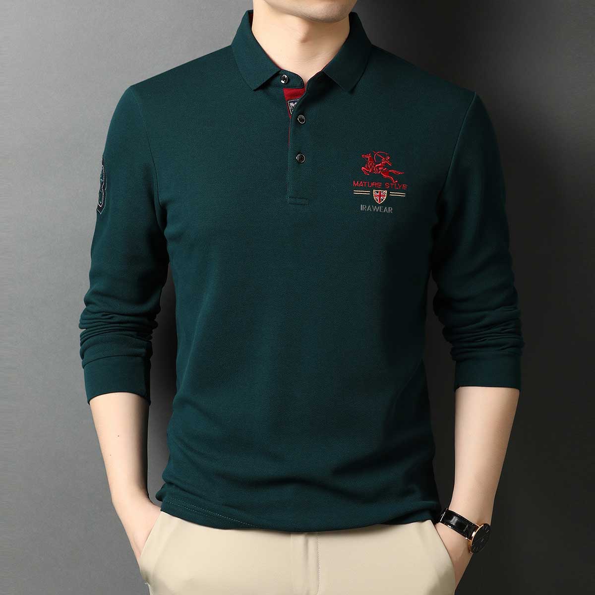 Premium Full Sleeve Polo T-Shirt for Men