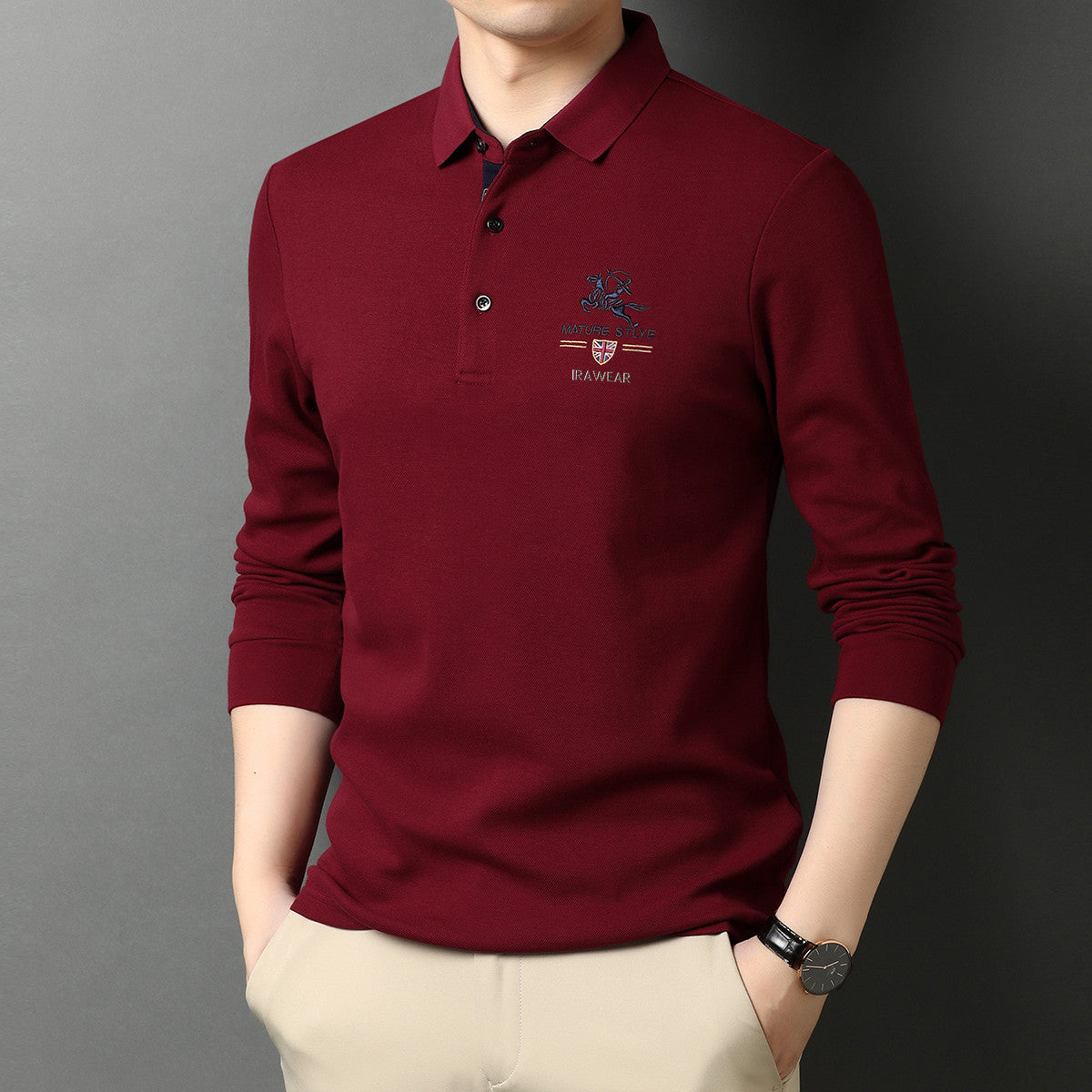 Premium Full Sleeve Polo T-Shirt for Men