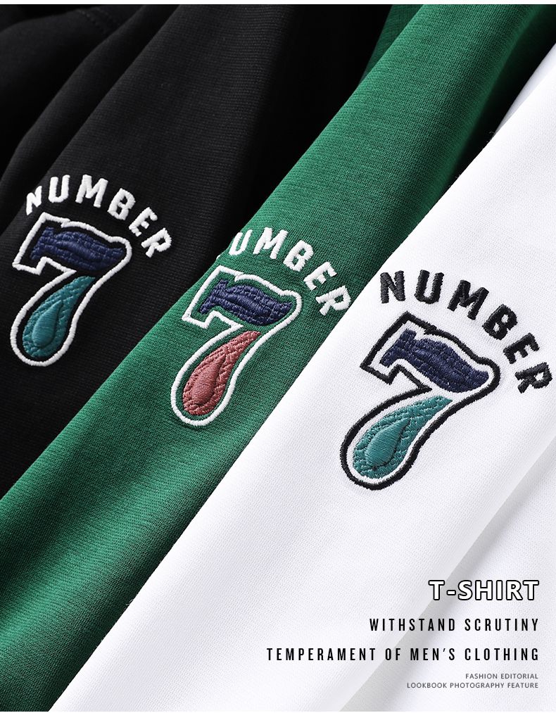 Stylish Number 7 Tee – Bold Minimal Design for Men