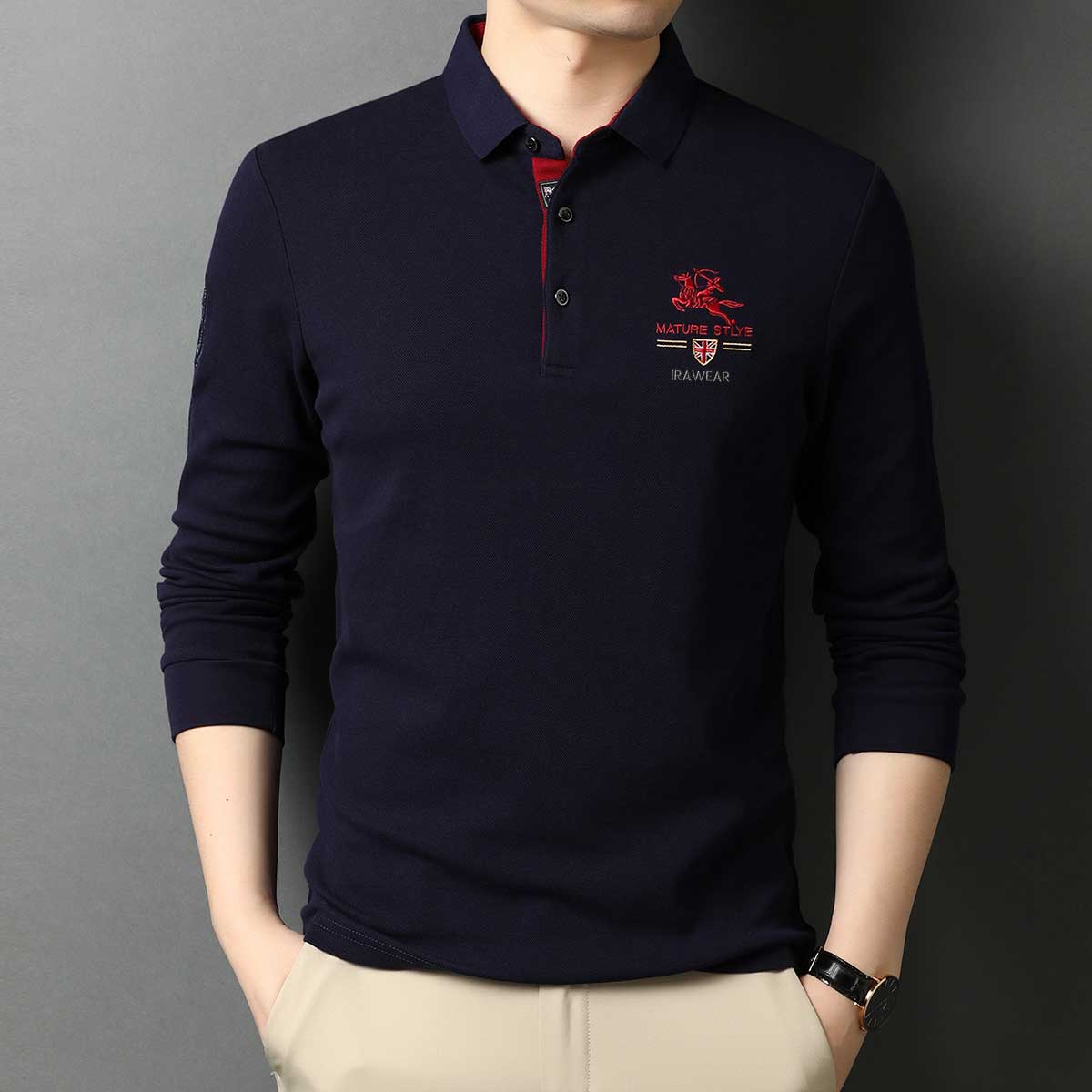 Premium Full Sleeve Polo T-Shirt for Men