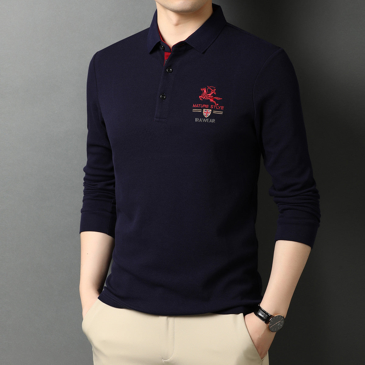 Premium Full Sleeve Polo T-Shirt for Men