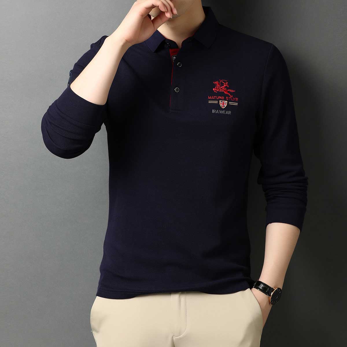 Premium Full Sleeve Polo T-Shirt for Men