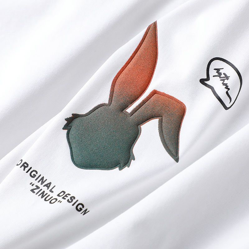 Stylish Rabbit Graphic – Minimal Design Tee for Men