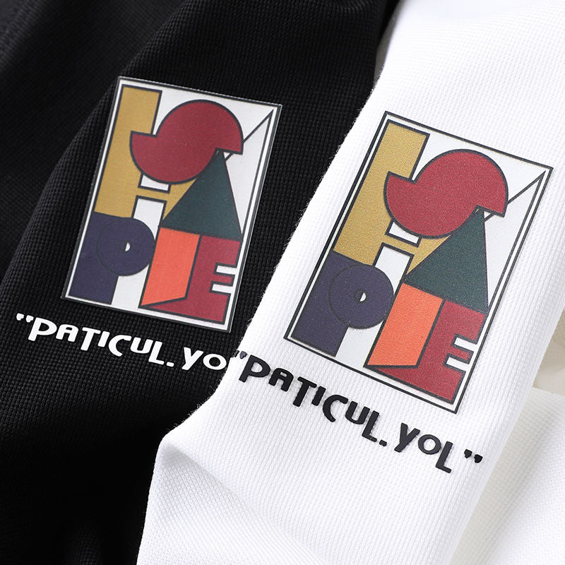 Paticul DTF Print Tee – Oversized Fit for Men