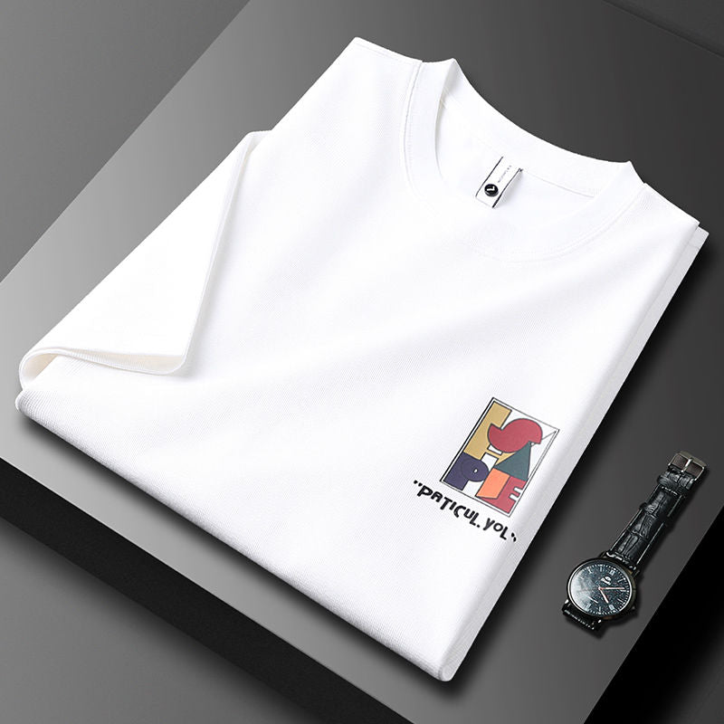 Paticul DTF Print Tee – Oversized Fit for Men