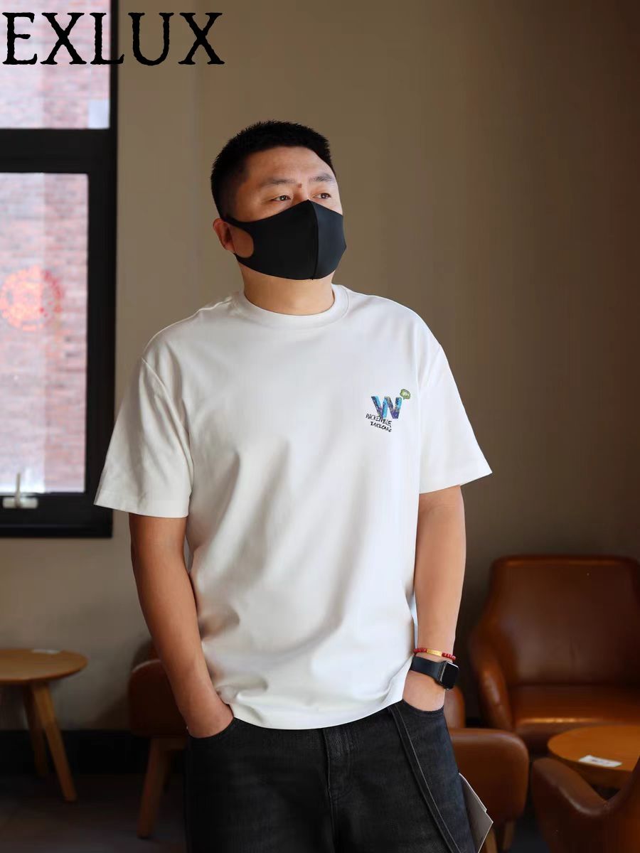 Big W DTF Print Tee – Oversized Fit for Men