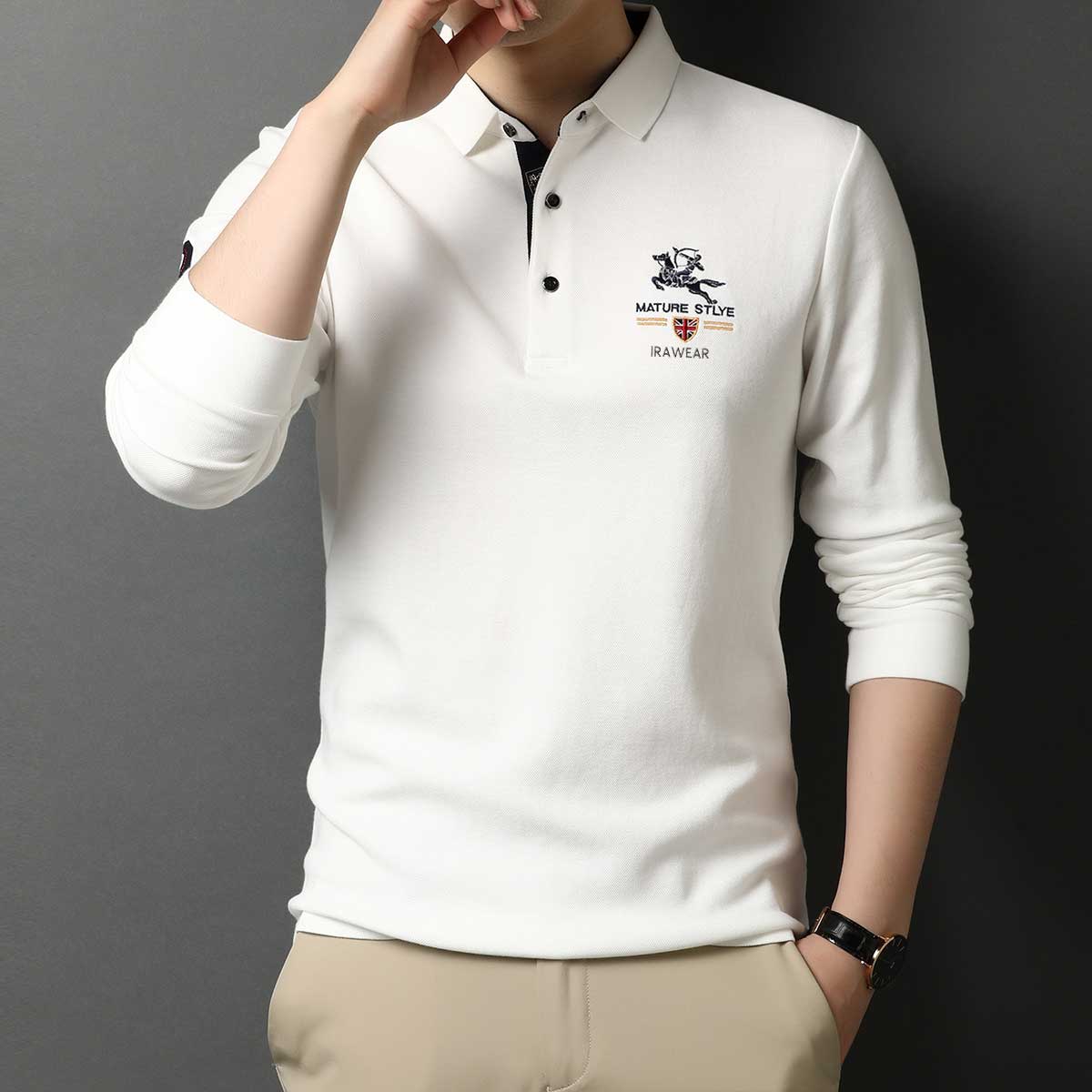 Premium Full Sleeve Polo T-Shirt for Men