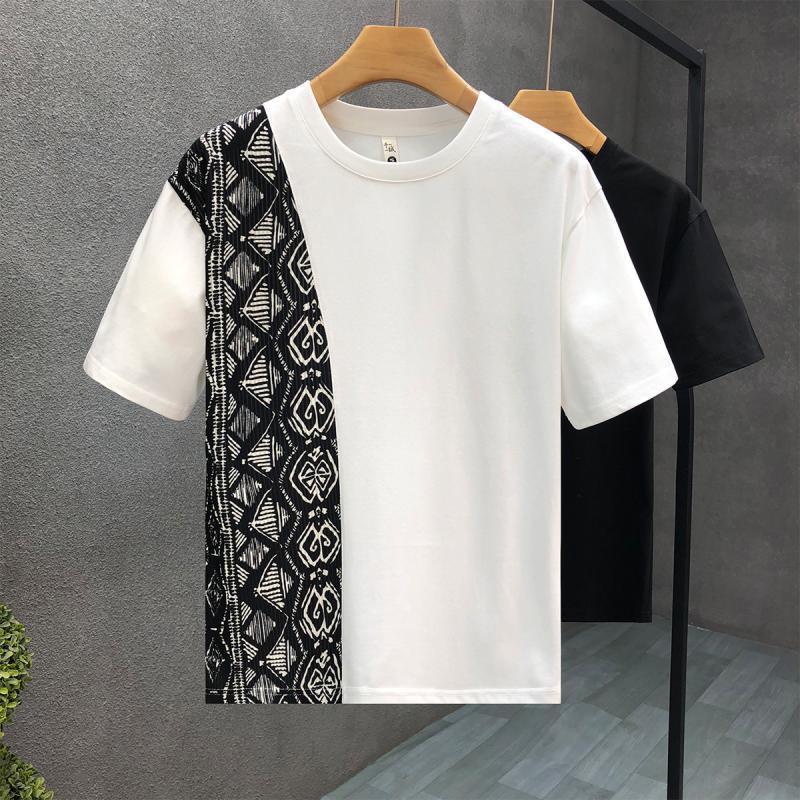 Halfway DTF Print Tee – Oversized Fit for Men