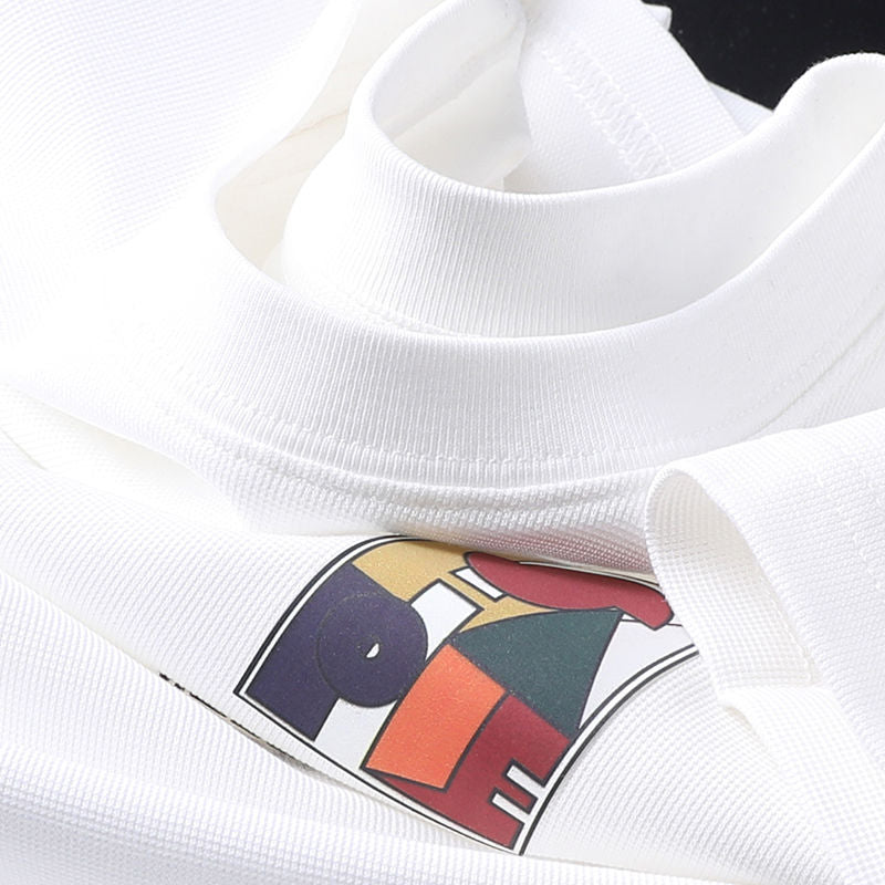 Paticul DTF Print Tee – Oversized Fit for Men