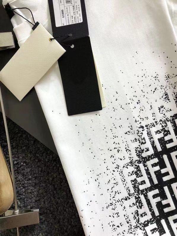 Fendi DTF Print Tee – Oversized Fit for Men