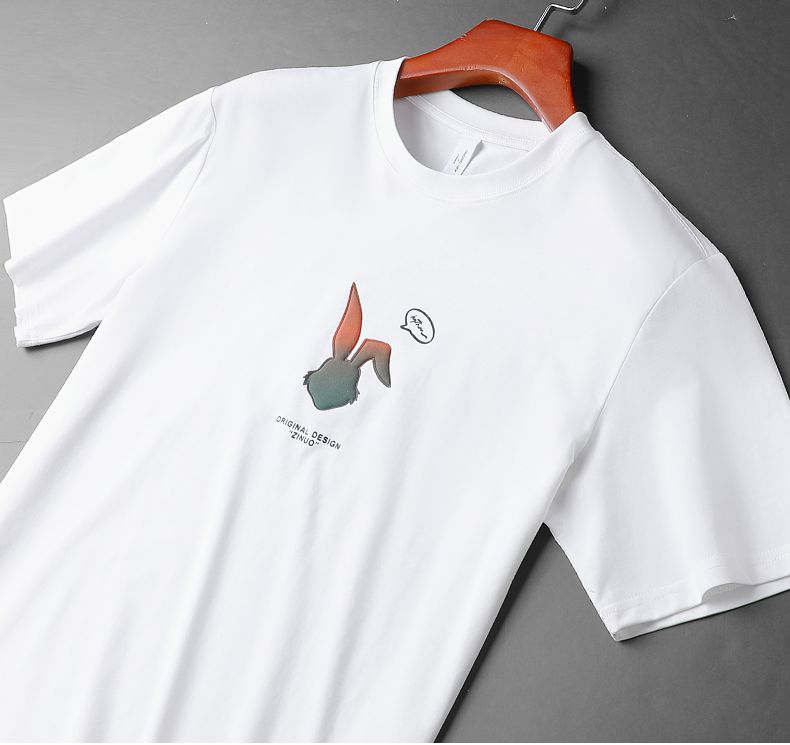 Stylish Rabbit Graphic – Minimal Design Tee for Men