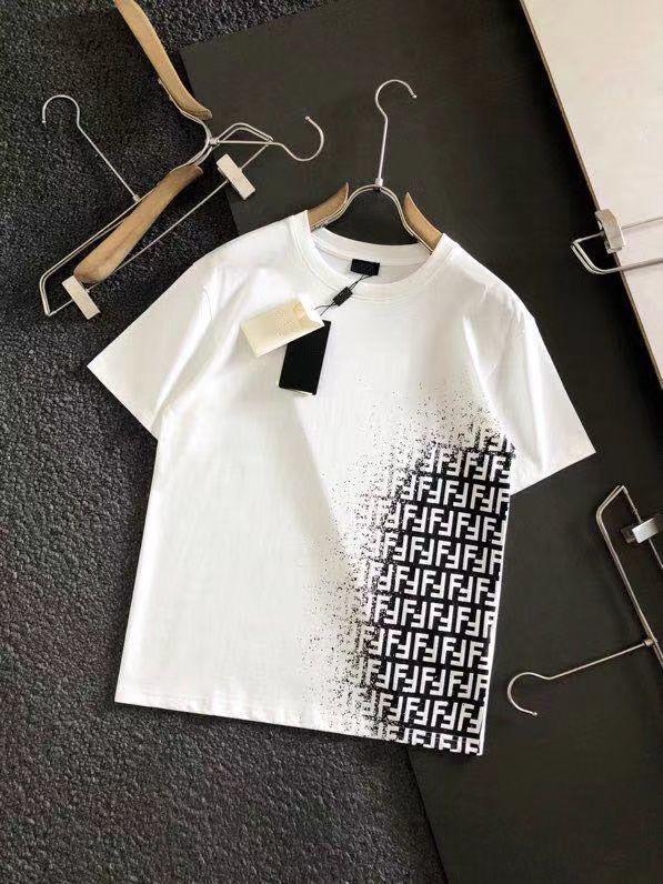 Fendi DTF Print Tee – Oversized Fit for Men