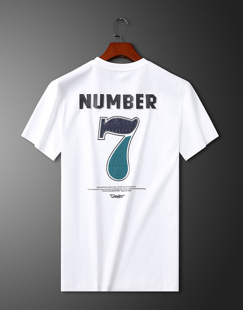 Stylish Number 7 Tee – Bold Minimal Design for Men