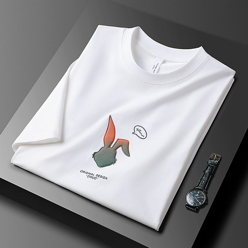 Stylish Rabbit Graphic – Minimal Design Tee for Men