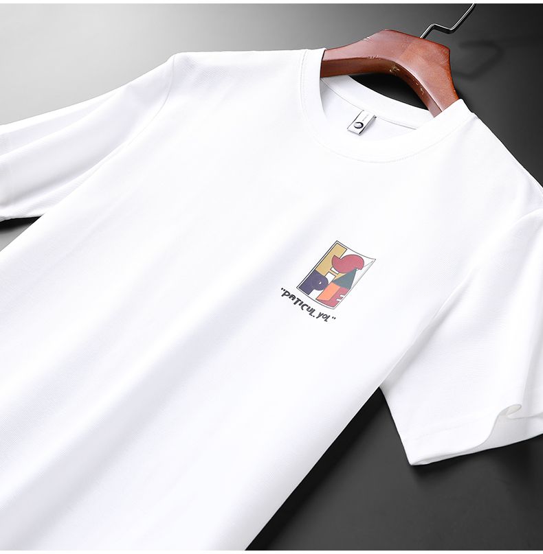 Paticul DTF Print Tee – Oversized Fit for Men