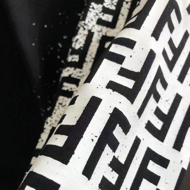 Fendi DTF Print Tee – Oversized Fit for Men